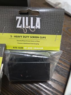Heavy duty screen clips
