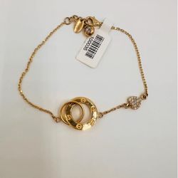 14K Interlock Bracelet Carti Style 