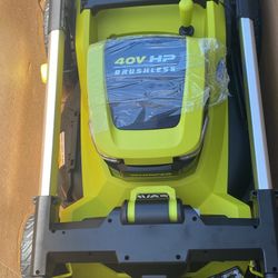 40V HP Brushless Whisper Series 21" Walk Behind Self-Propelled All Wheel Drive Lawn Mower-(1) 6.0 Ah Batteries & Charger