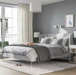 IKEA Full size bed w/ Mattress - Model home furniture