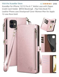 XcaseBar For iPhone 12/12 Pro 6.1 Rose Gold