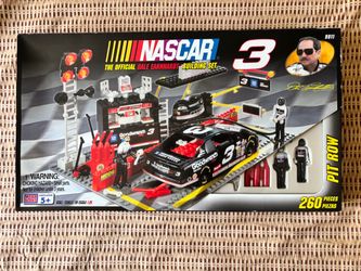 Vintage Mega Bloks NASCAR Dale Earnhardt Sr Pit Row Set 9911 New Open Box