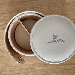 ✨ Authentic Swarovski Round Jewelry Case ✨