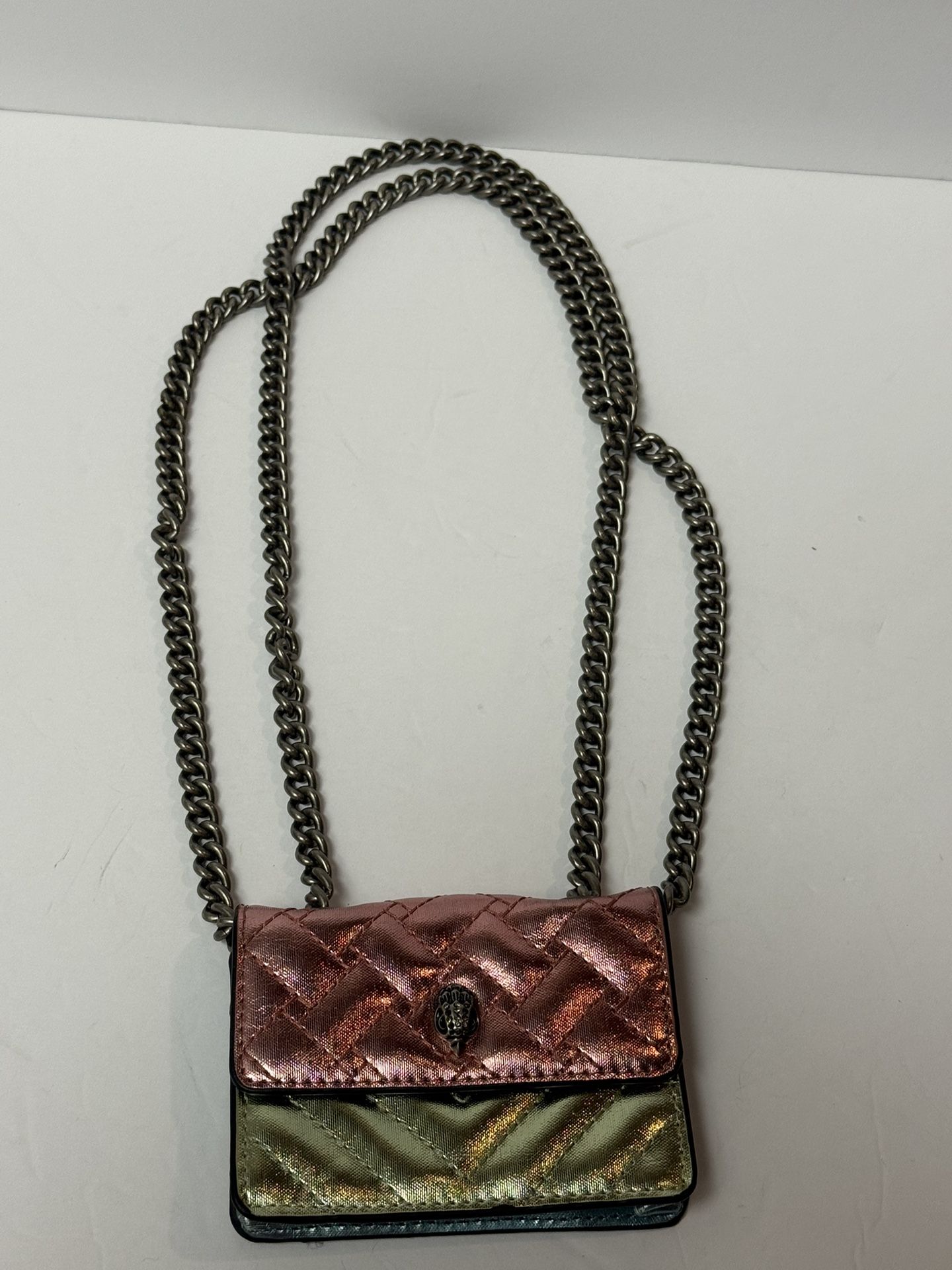 Kurt Geiger London Micro Kensington Quilted Colorblock Crossbody Bag