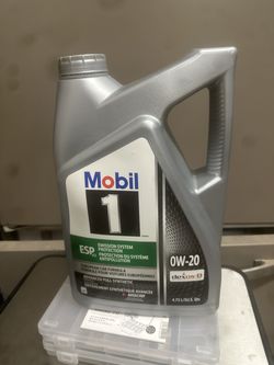 Mobil 1 ESP X2 Full Synthetic Motor Oil 0W-20, 5 Quart
