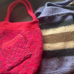 Wool handwoven Bags