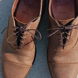 Allen Edmonds Barton Nubuck Cap Size 8 Men's Used Shoes 