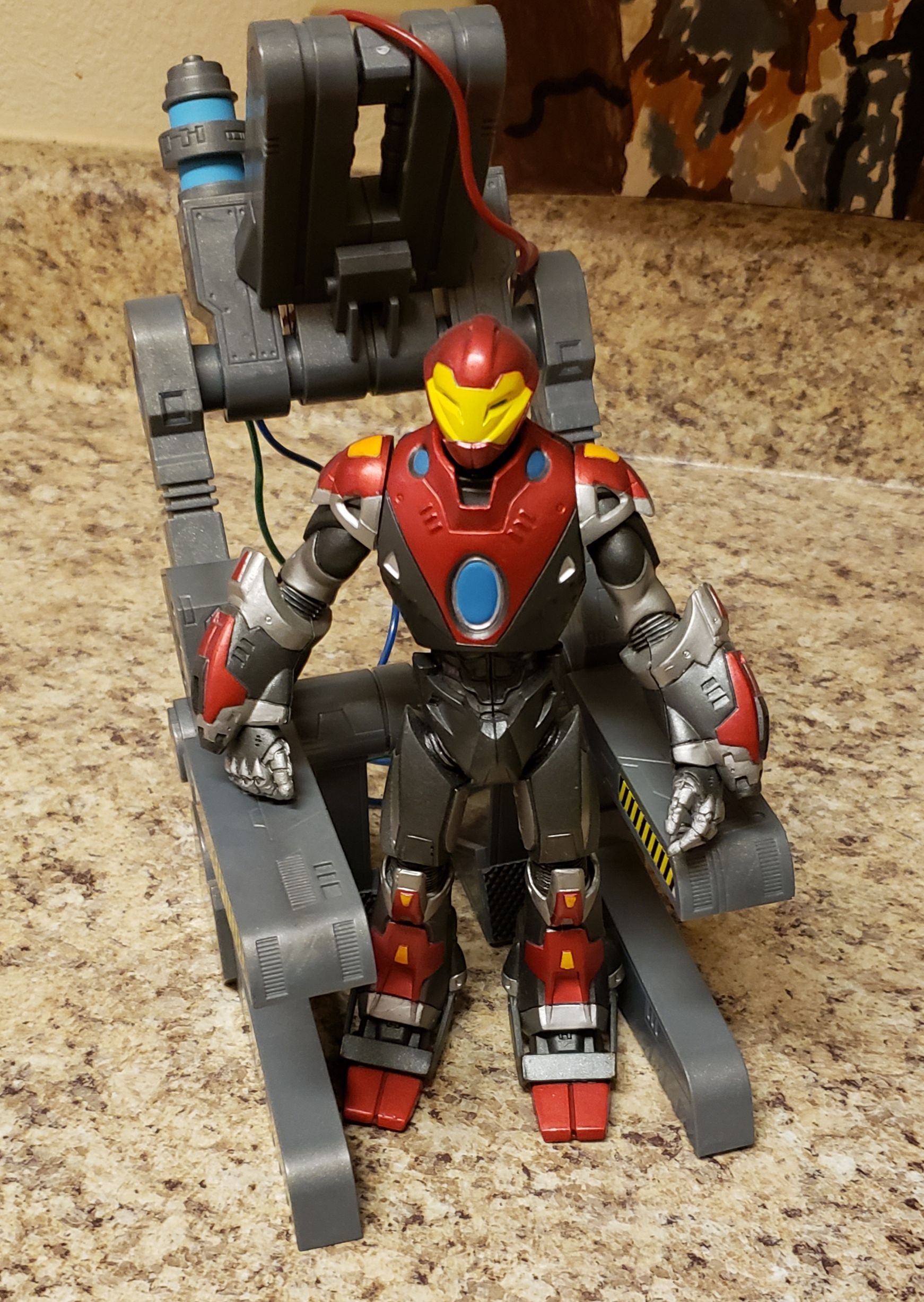 Marvel Select Ultimate Iron Man Action Figure Complete w/Rack Diamond Loose