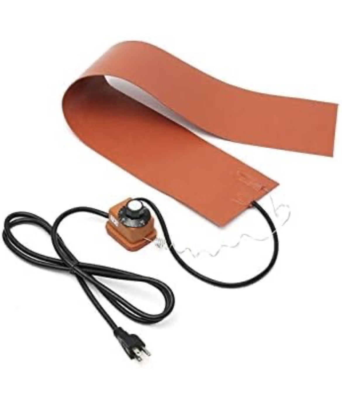 36"*5.9" 1200W 220V Silicone Rubber Heating Blanket w/ Temp Controller for Guitar Side Bending Silicone Heating Pad