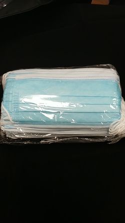 Face Mask 50 pack. cost each 55 cents. prices is not negotiable