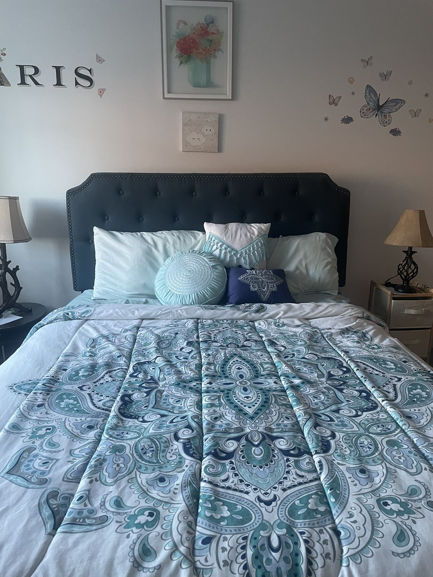 Queen Mattress + Bed frame for Sale in Nashua, NH OfferUp