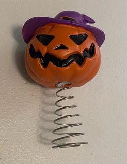 HALLOWEEN PUMPKIN DECOR TREE TOPPER