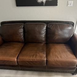 Leather Couches and Recliner 