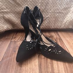 Black Christian Siriano Heels