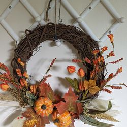 Handmade Fall Wreath 