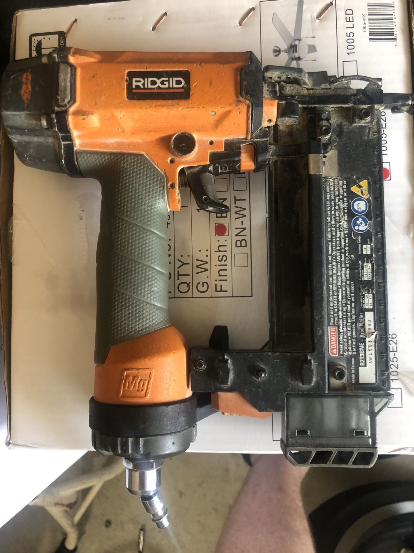 Ridgid Nail Gun