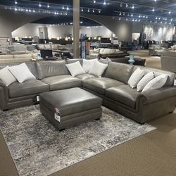 Leather Sectional