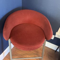 Burgundy Counterstool / Vanity Chair