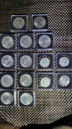 16 SILV ER COINS