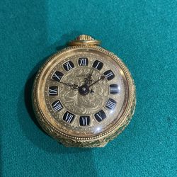 Golden Colored Pocket Watch 