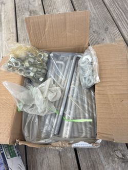 New 1/2 in. x 10 in. Galvanized Anchor Bolt with Nuts and Washers (50- Pack)