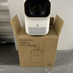 Wewatch V30se Mini Portable Video Projector FHD 1080P Wifi & Bluetooth - Brand new