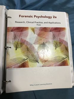 Forensic Psychology 2e textbook.