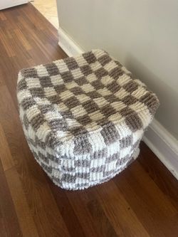 Checkered Ottoman
