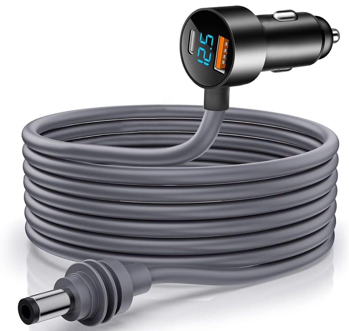 *NEW* Starlink Mini Cable 16FT/ 5M with Digital Display, 48V Cigarette Lighter Adapter