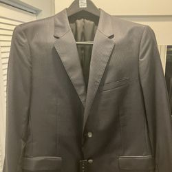 NWT Theory Charcoal Men’s Suit - 44R Jacket 36W Pant (unhemmed)