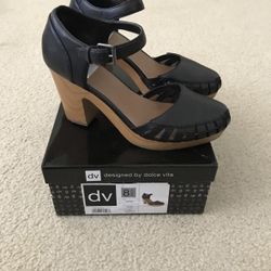 DV Dolce Vita black "Brynna" 4" heels - womens 8.5 in box