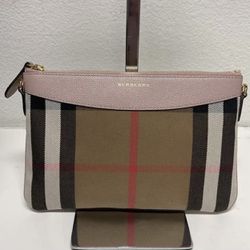 Pale Orchid Burberry Derby Peyton Crossbody 