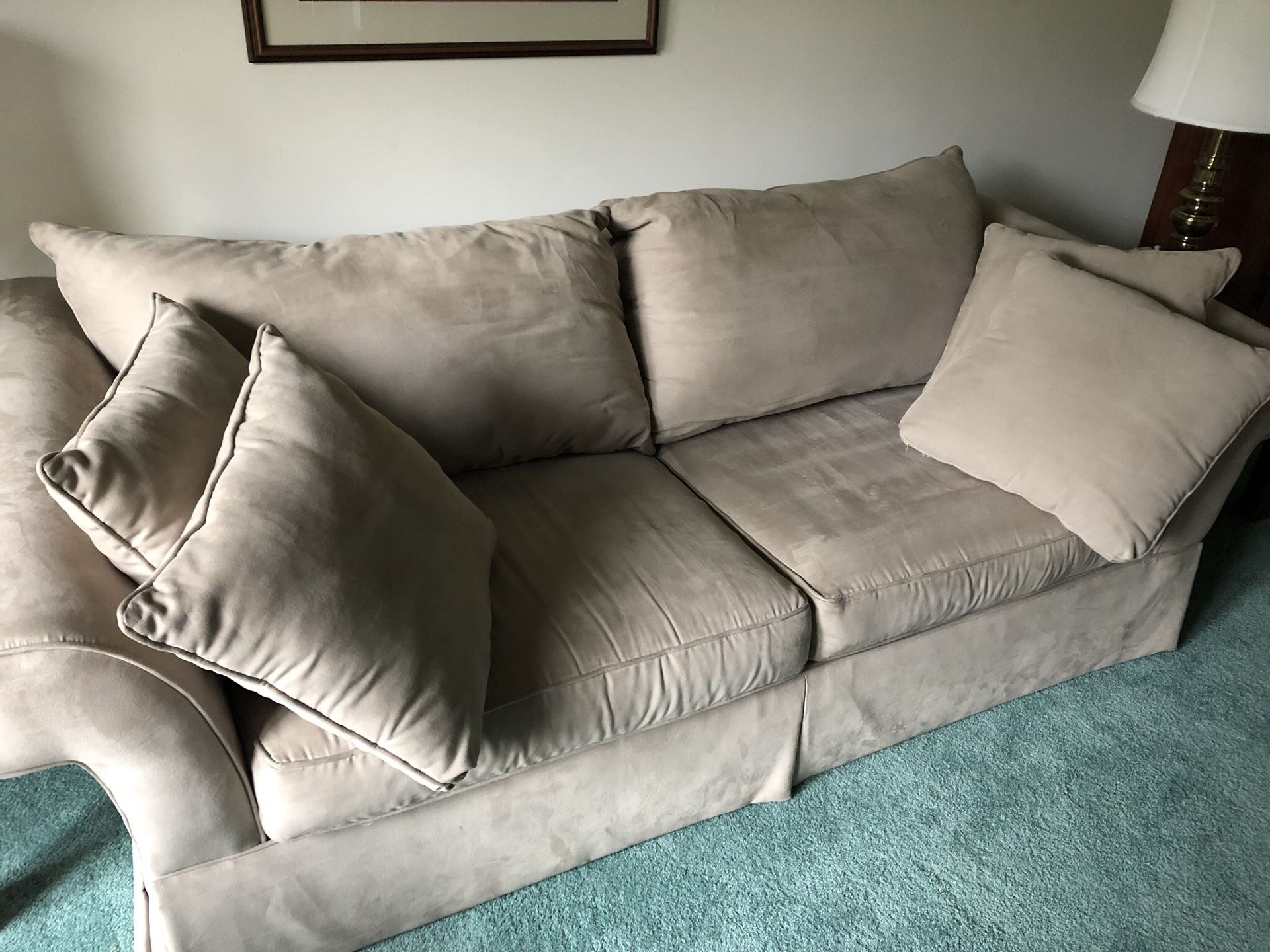 Beige Couch Set