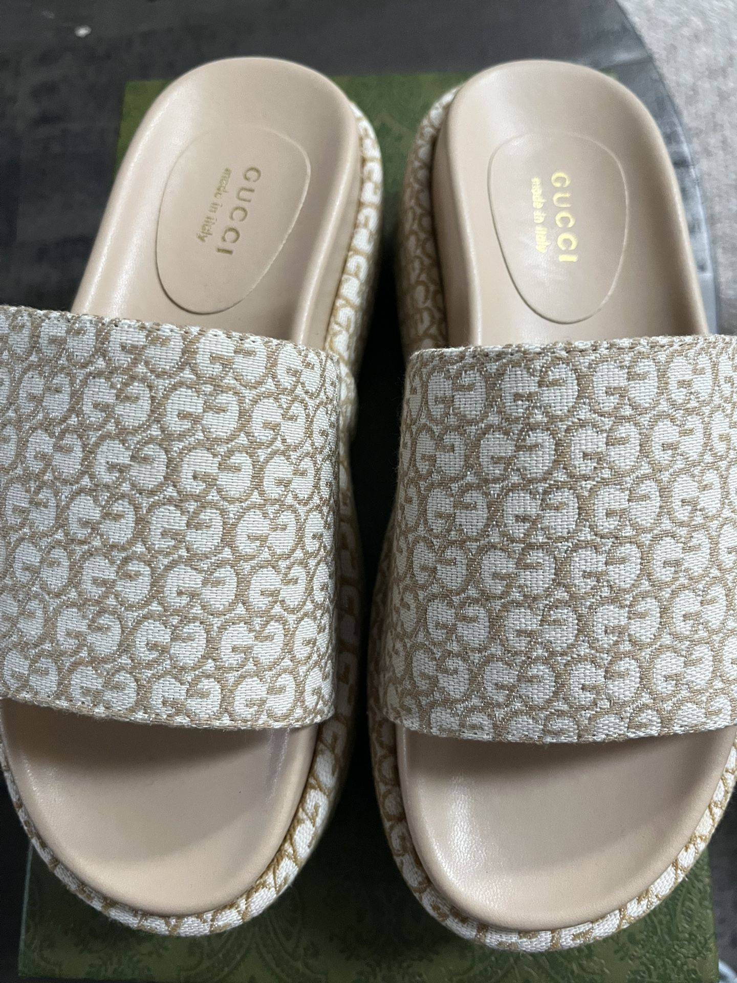 Gucci Wedge Sandals