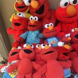 Lot Of 40 plus Elmo Sesame Street Plushy Collection Some Vintage All Sizes Make Offer  