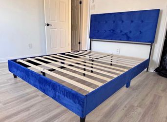 NEW QUEEN AND KING SIZE BED WITH 11 INCH PLUSH MATTRESS INCLUDING FREE DELIVERY PAY UPON ARRIVAL