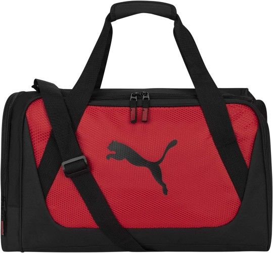 PUMA Red Unisex-Adult Evercat Accelerator Duffel Bag Duffel Bags

