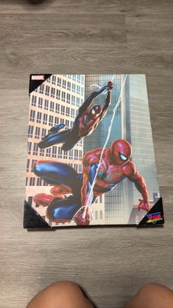 Spiderman canvas room decor $8