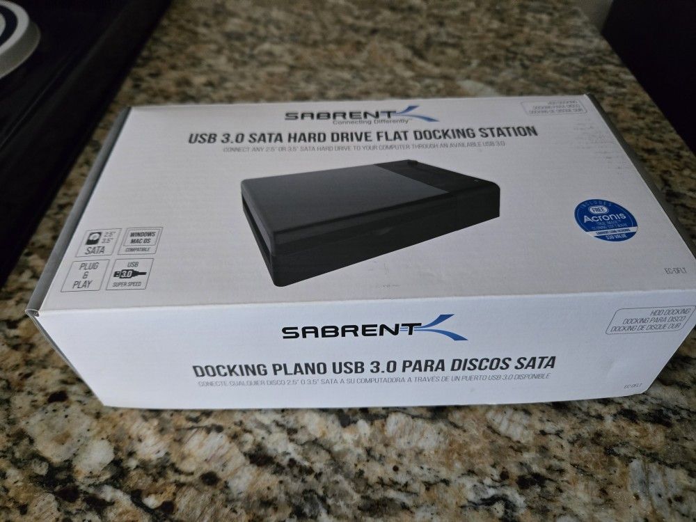 Sabrent USB 3.0 Sata Dock $20 Cash Only