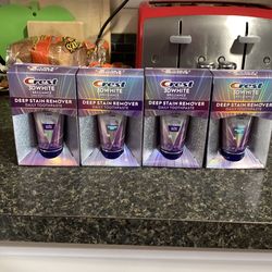 Crest 3D White Deep Stain Remover Toothpaste -4 Items !($