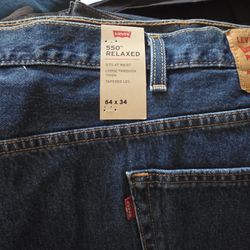 New Levi's 550  64x34