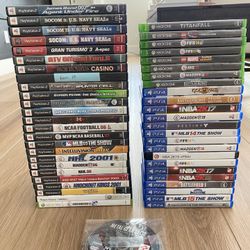 PlayStation 2, 4 And XBOX ONE Plus 2 XBO 360 Games