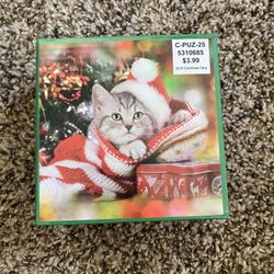 Christmas Cat Puzzle 