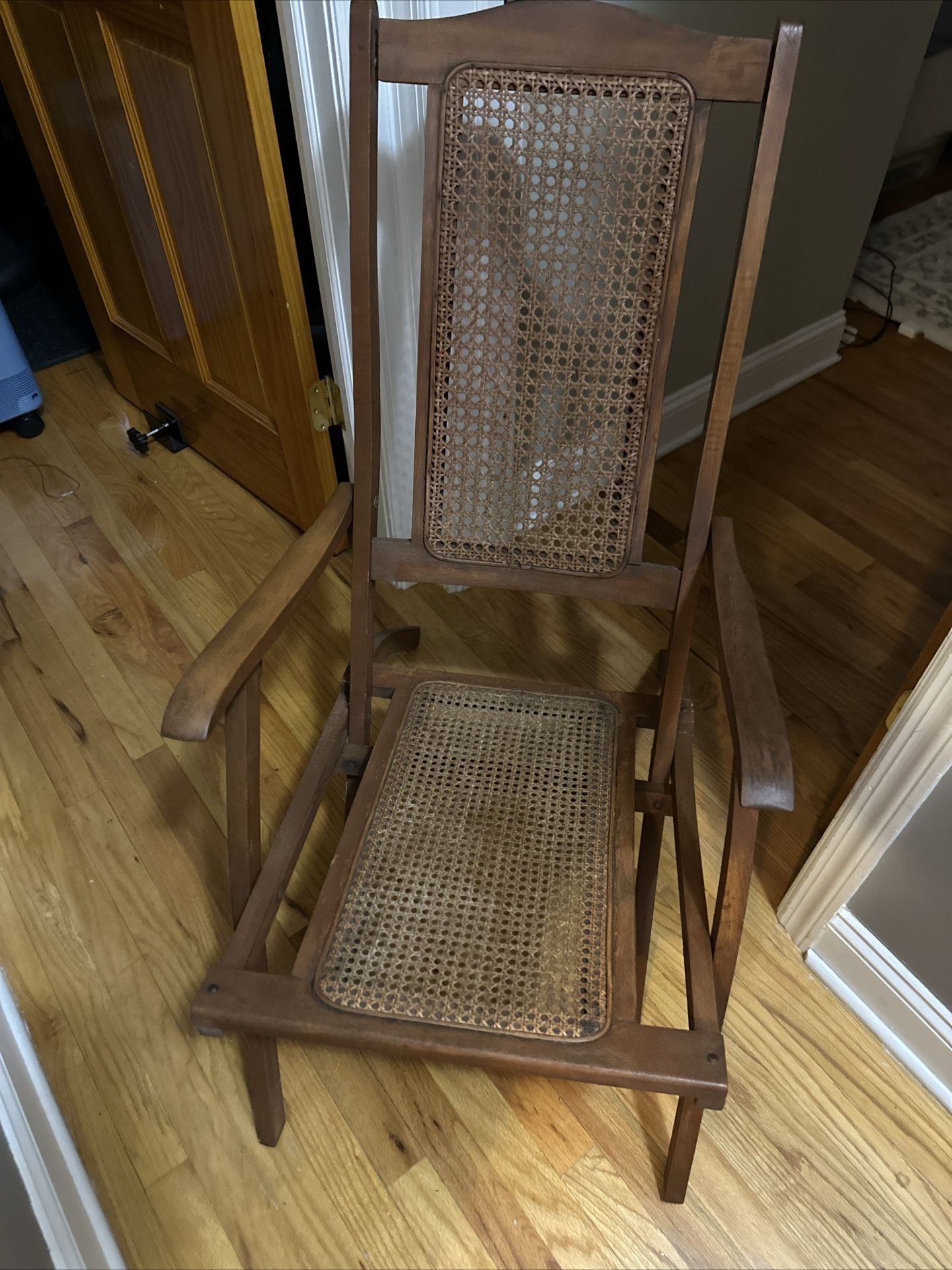 Antique Deck Chair From Old Steamship 100 Plus Years Old!!