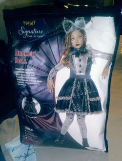 Girl Broken Doll Costume