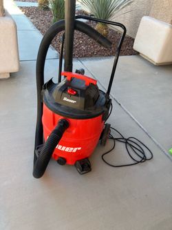 BAUER 16 Gallon Wet/Dry Vacuum with Cart
