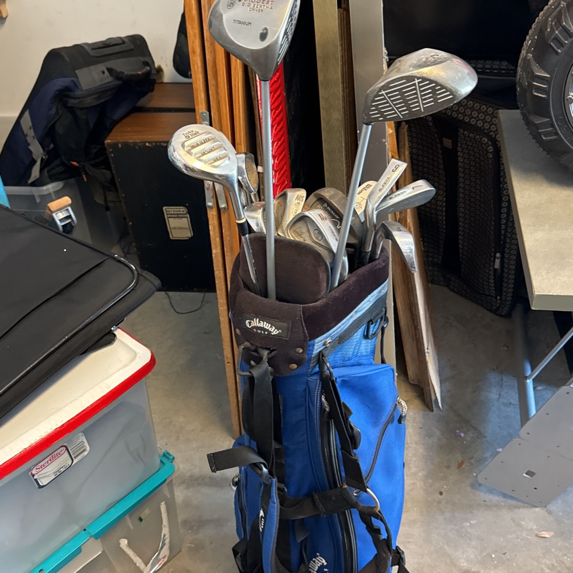 Callaway Big Birtha Driver, with Blue Calloway Golf Bag