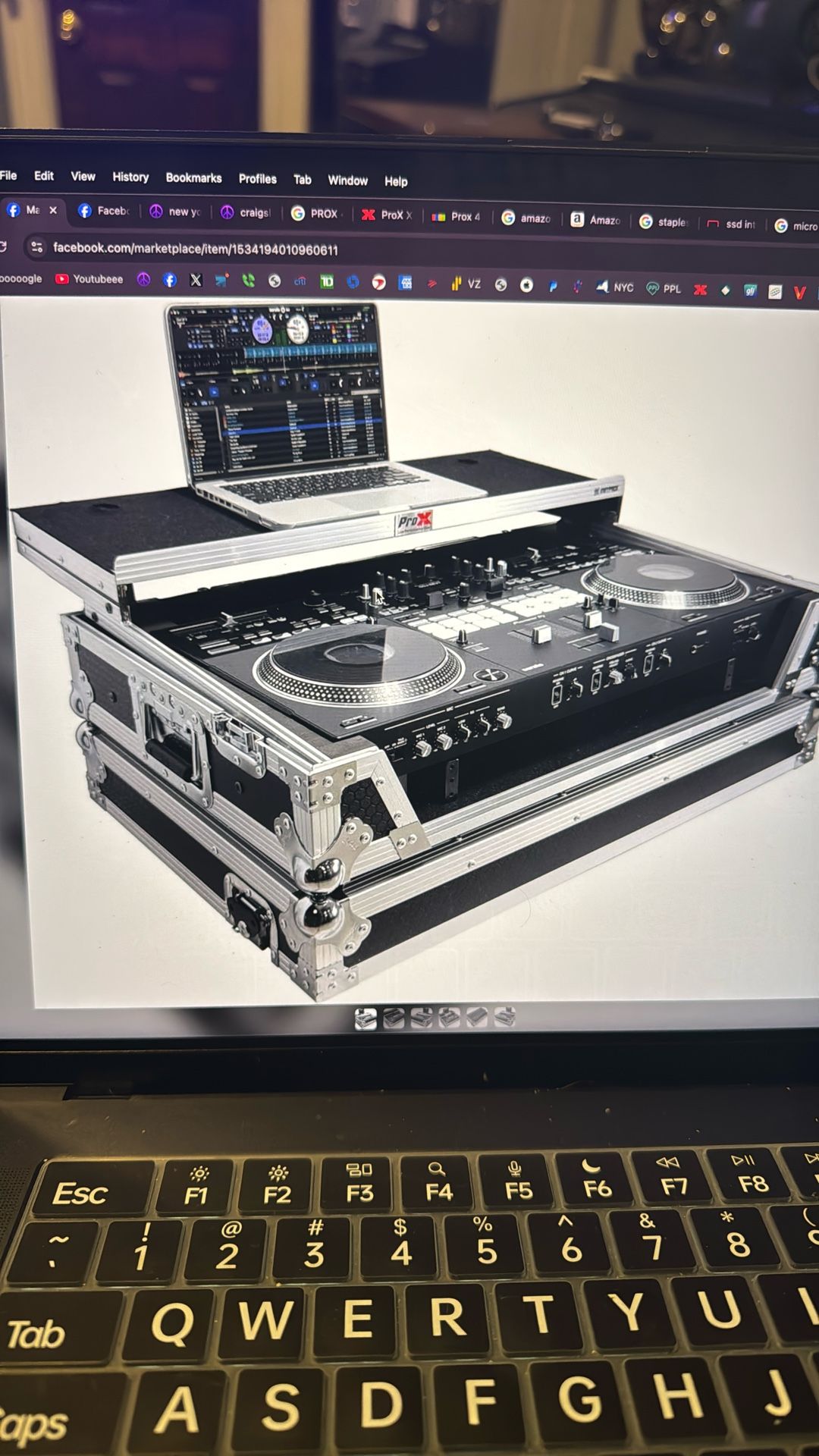 Pioneer DDJ-REV7 DJ Controller with Laptop Shelf 1U "ONLY CASE"