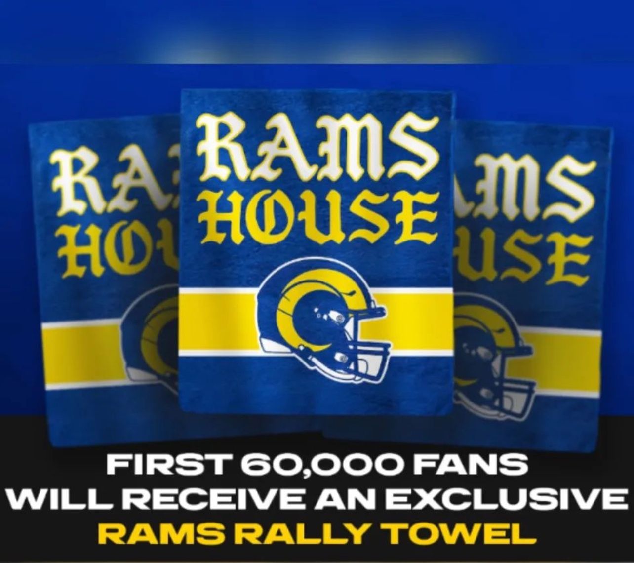Los Angeles Rams House Rally Towel
