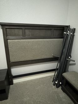 Queen Bed Frame with Storage Bench